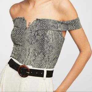 Free People Off The Shoulder What About Love Top